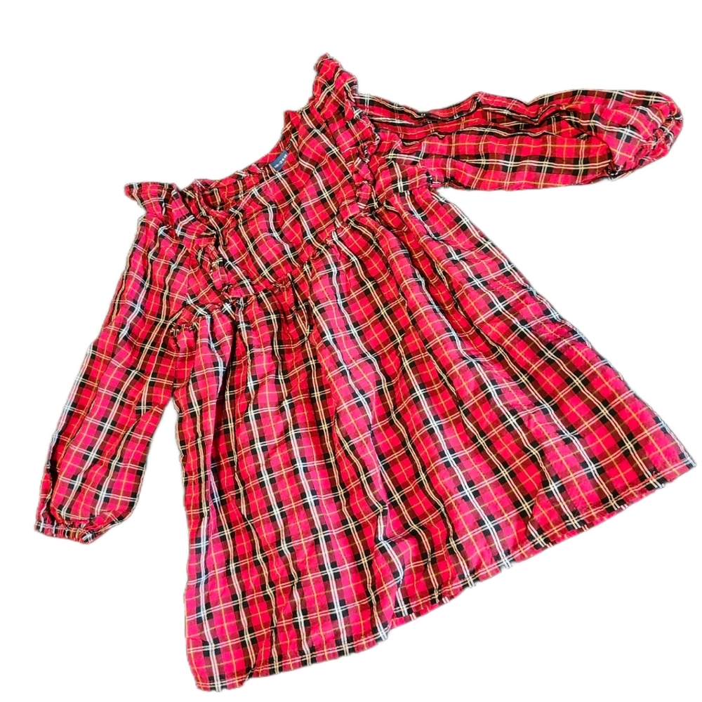Old Navy Plaid Ruffle Baby/Toddler Dress